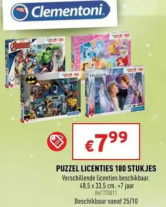 Trafic Puzzel licenties aanbieding