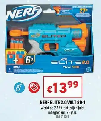 Trafic Nerf elite 2.0 volt sd-1 aanbieding