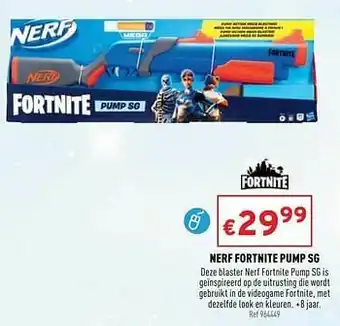 Nerf fortnite pump sg