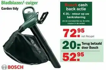 Bosch bladblazer--zuiger garden tidy