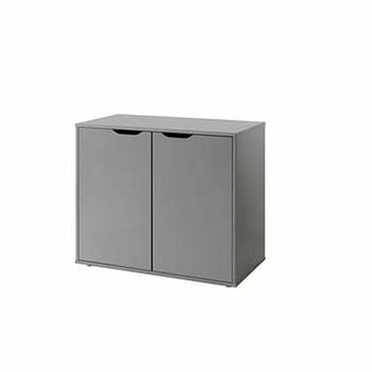 Leen Bakker Vipack commode Pino - grijs - 71,8x85,5x43,3 cm - Leen Bakker aanbieding