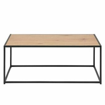 Leen Bakker Salontafel Jaxx - naturelkleur/zwart - 40x100x50 cm - Leen Bakker aanbieding