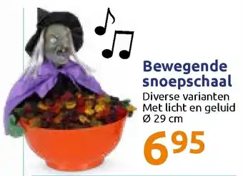 Bewegende snoepschaal