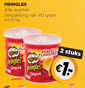 Jumbo Pringles 40g aanbieding