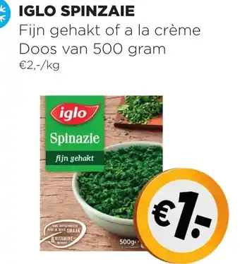 Jumbo Iglo Spinzaie 500g aanbieding