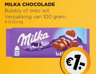 Jumbo Milka Chocolade 100g aanbieding