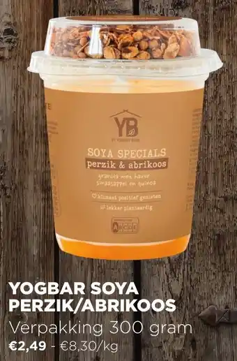 Yogbar Soya Perzik/Abrikoos 300g