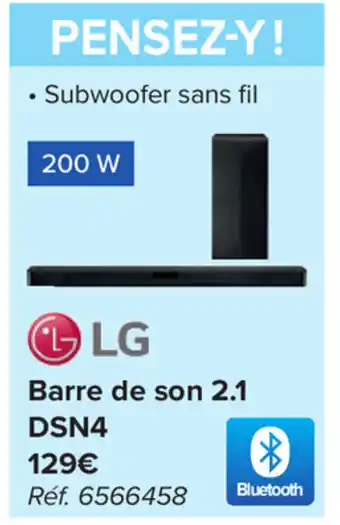 Barre de son 2.1 DSN4
