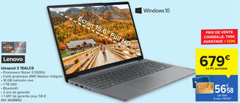 Ideapad 3 15ALC6