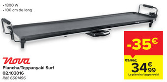 Carrefour Nova Plancha/Teppanyaki Surf 02.103016 aanbieding
