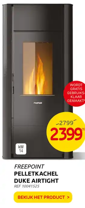 Pelletkachel duke Airtight