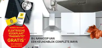 BricoPlanit Bij Aankoop van een Keukenblok Complete Maya aanbieding