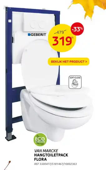 BricoPlanit Hangtoiletpack Flora aanbieding