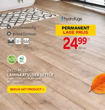 BricoPlanit Laminaatvloer Settle aanbieding