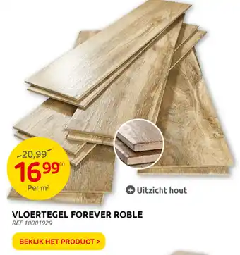 BricoPlanit Vloertegel forever roble aanbieding