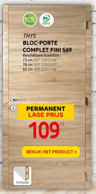 Bloc- porte Complet Fini S69