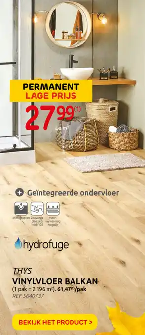 Vinylvloer Balkan 2.196 m2