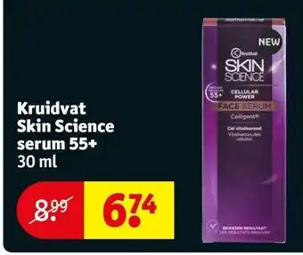 Kruidvat Kruidvat Skin Science serum 55+ 30 ml aanbieding