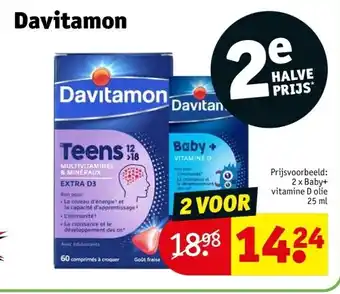 Kruidvat Baby+ vitamine D olie 25 ml aanbieding