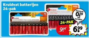 Kruidvat Kruidvat batterijen 24-pak aanbieding