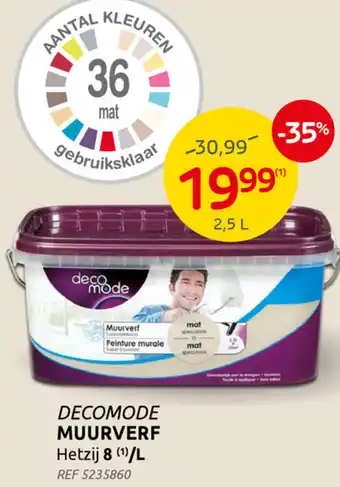 BricoPlanit Decomode Muurverf aanbieding