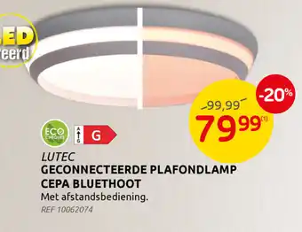 Lutec Geconnecteerde Plafondlamp cepa Bluethoot