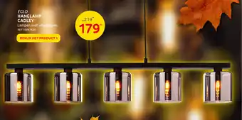 BricoPlanit Eglo Hanglamp Cadley aanbieding