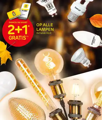 BricoPlanit Op alle Lampen aanbieding