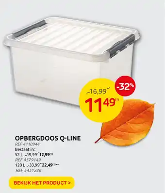 Opbergdoos Q-line