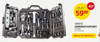 BricoPlanit Sencys Greedschapsset aanbieding