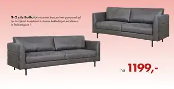 Woonsquare 3 + 2 Zits Buffalo aanbieding