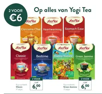 Holland & Barrett Op alles van Yogi Tea aanbieding