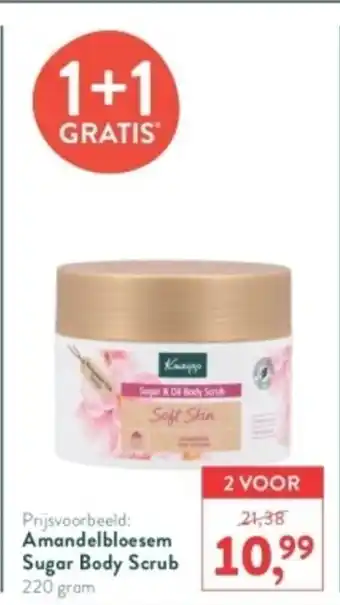 Holland & Barrett Amandelbloesem Sugar Body Scrub 220 gram aanbieding