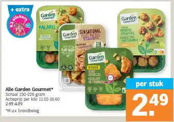 Albert Heijn Alle Garden Gourmet aanbieding