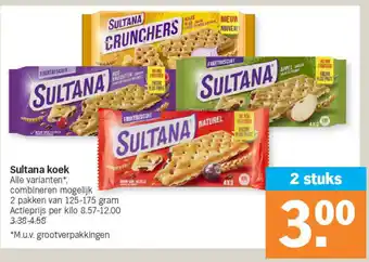 Albert Heijn Sultana koek aanbieding