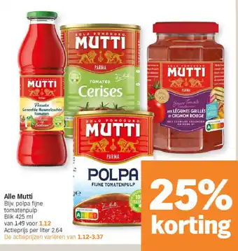 Albert Heijn Alle Mutti aanbieding
