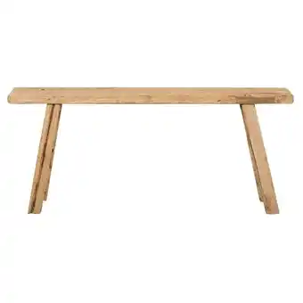 Leen Bakker Bank Bruce - naturel - 50x120x25 cm aanbieding