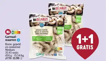 Delhaize Garnaalstaarten aanbieding
