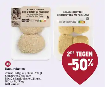 Delhaize Kaaskroketten aanbieding