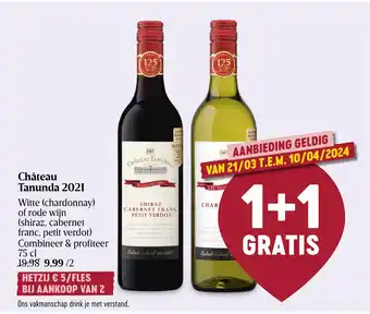Delhaize Château Tanunda 2021 aanbieding