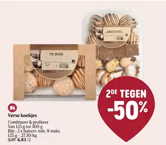 Delhaize Verse koekjes aanbieding
