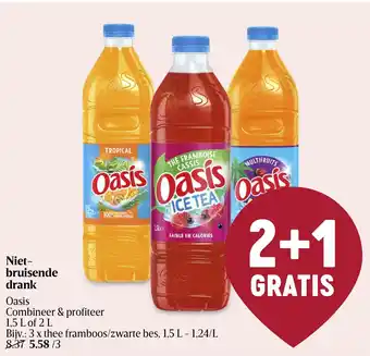 Delhaize Oasis Niet bruisende drank aanbieding