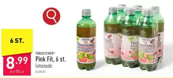 TÖNISSTEINER Pink Fit, 6 x 50cl