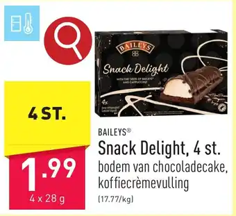 ALDI BAILEYS Snack Delight, 4 x 28g aanbieding