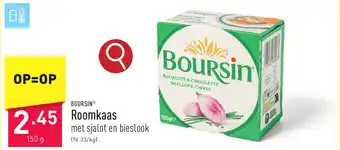 ALDI BOURSIN Roomkaas 150g aanbieding