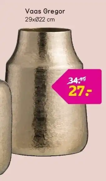 Leen Bakker Vaas Gregor aanbieding