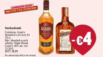 Delhaize Sterkedrank aanbieding