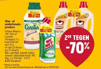 Delhaize Was- of onderhoudsproduct aanbieding