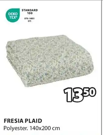 Jysk FRESIA PLAID aanbieding