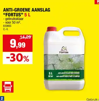 Hubo ANTI-GROENE AANSLAG FORTUS 5L aanbieding